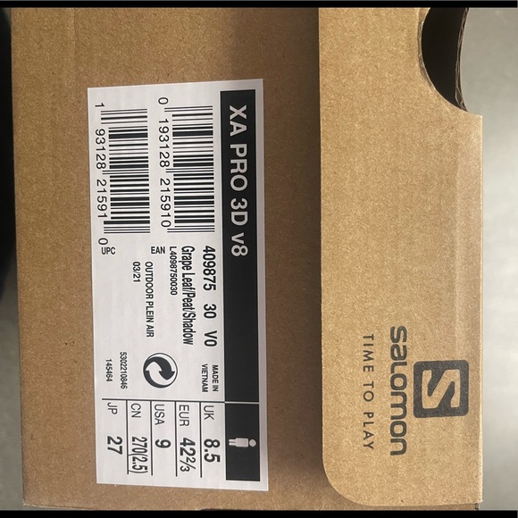 Mens Salomon hiking shoes - Picture 2 of 4